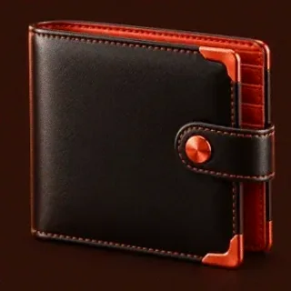 Leather bifold wallet — KatsuBet