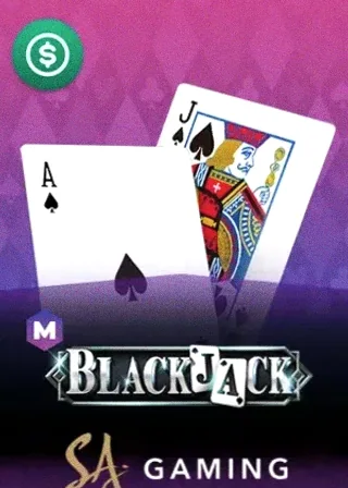 M Blackjack live game cover