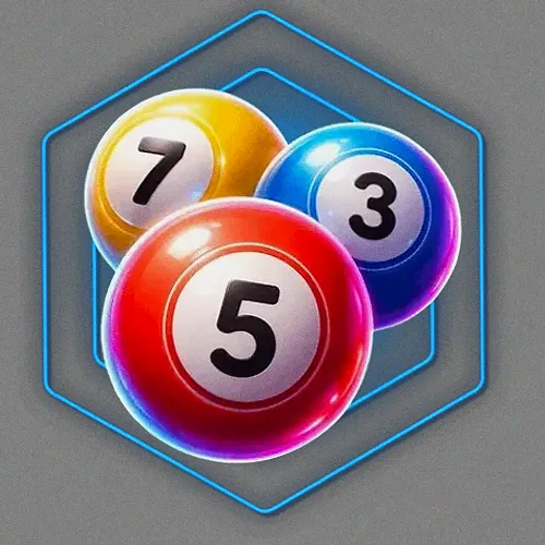 Numbered bingo balls