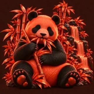 Panda eating bamboo — KatsuBet